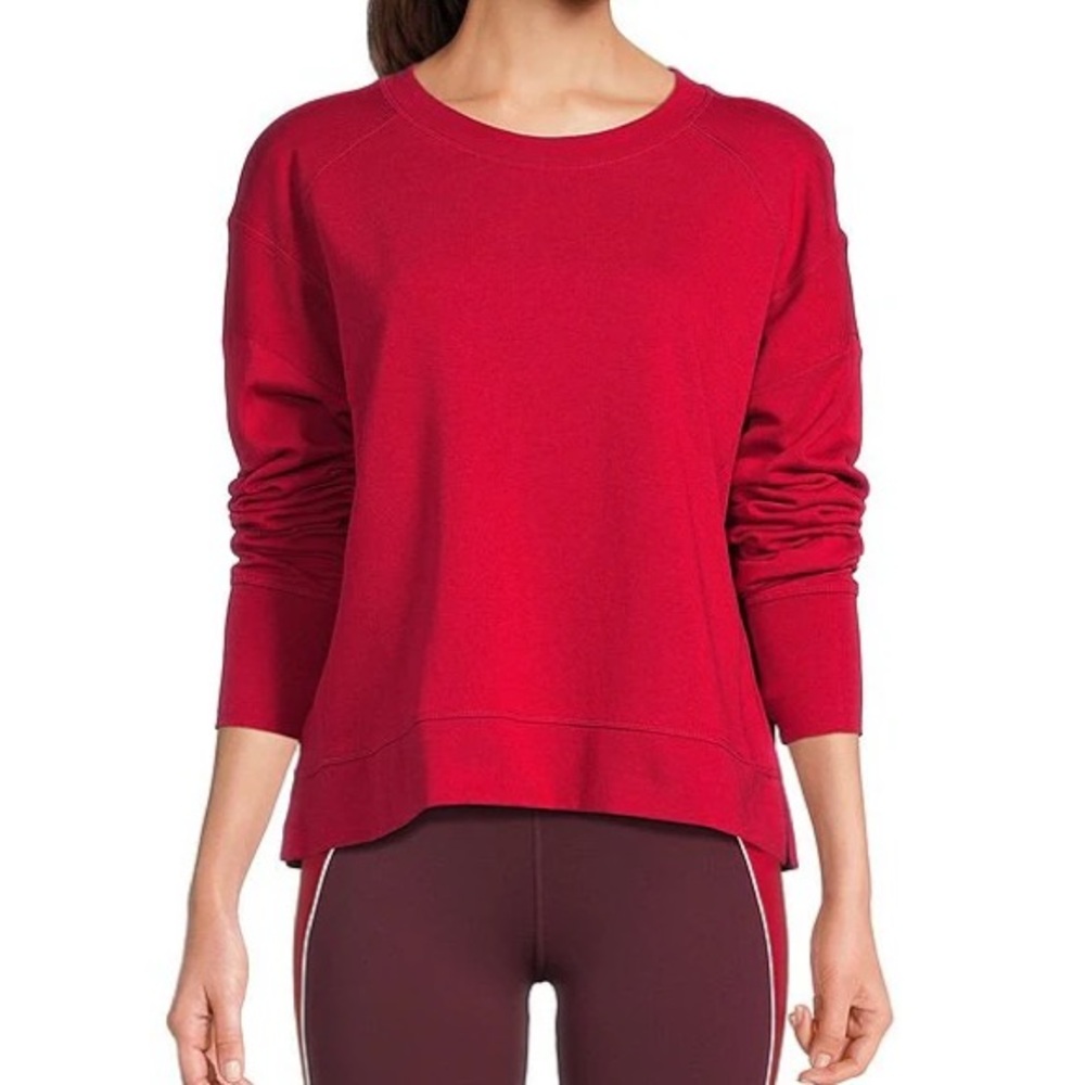 Athleta Dark Red Sweatshirt- XS